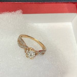 10k rose gold ring size 7